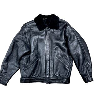 Harry Rosen, Vintage Genuine Lamb Leather Bumber Jacket